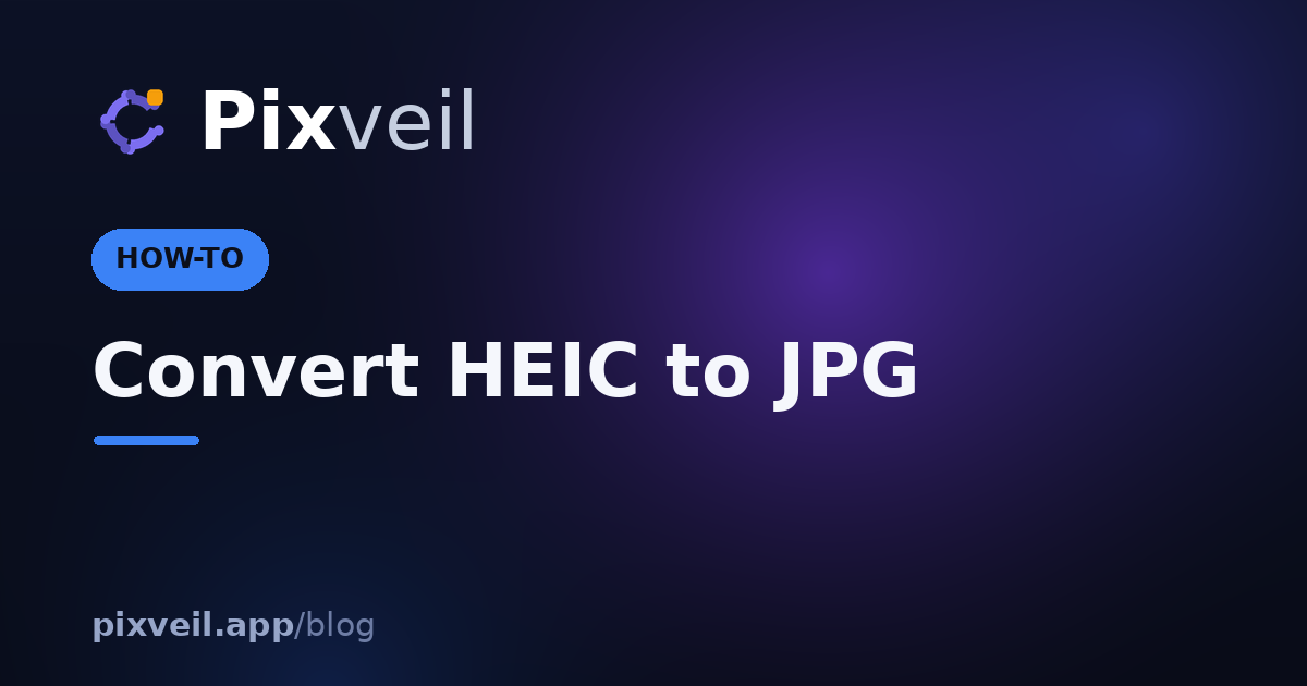 Convert HEIC to JPG